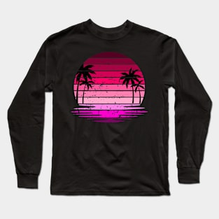 Pink Sunset Long Sleeve T-Shirt